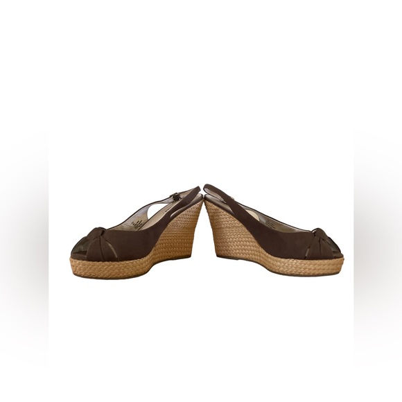 Steve Madden brown fabric espadrilles, size 8 - Picture 4 of 11